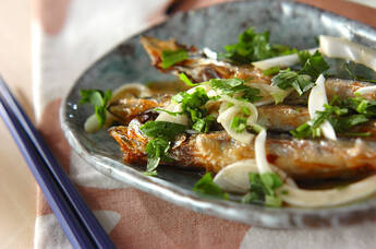 シシャモの甘酢漬け