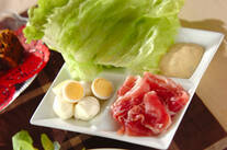 ひとくちレタス巻き