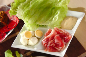 ひとくちレタス巻き