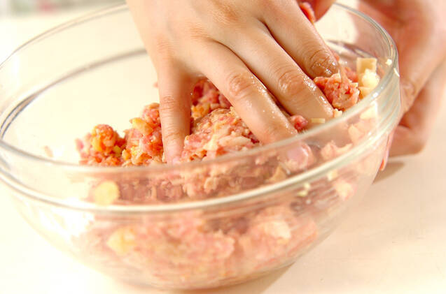 高野豆腐入り肉団子の作り方の手順7