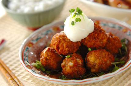 高野豆腐入り肉団子