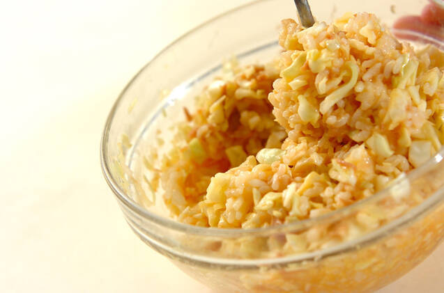 ご飯お好み焼きの作り方の手順1