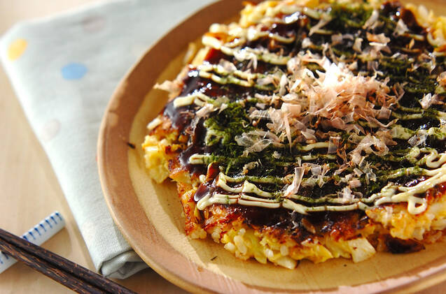 ごはんお好み焼き