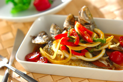 小アジのカレーマリネ