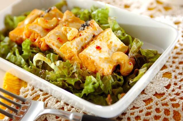 厚揚げの豆板醤炒め