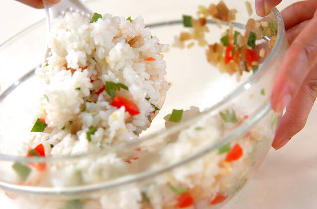 さっぱり混ぜご飯の作り方の手順3
