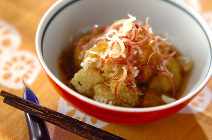 とろけるおいしさ！焼きナスのお浸し
