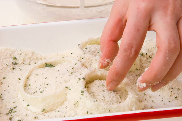 オニオンリングフライの作り方の手順6