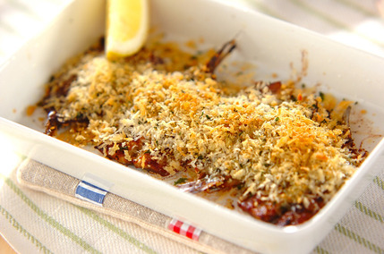 イワシのパン粉焼き