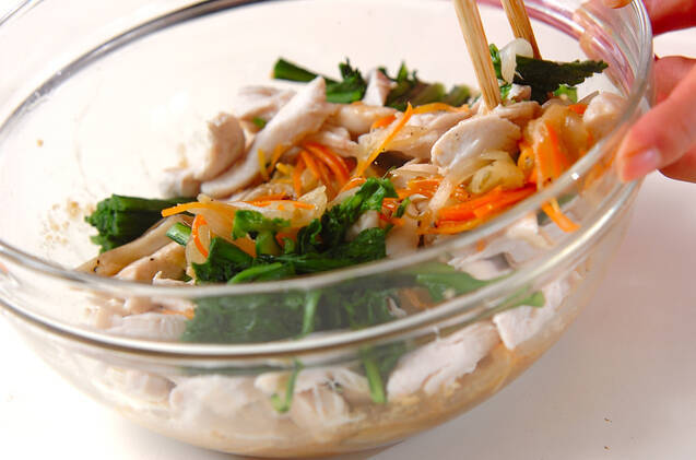 ささ身のゴマ和えの作り方の手順5