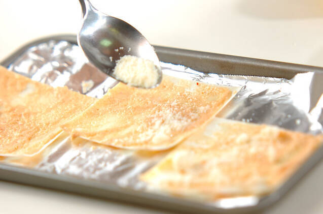 パリパリ明太子の作り方の手順2