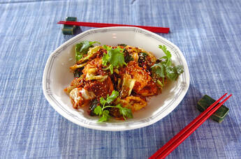 コンビーフの中華スタミナ炒め