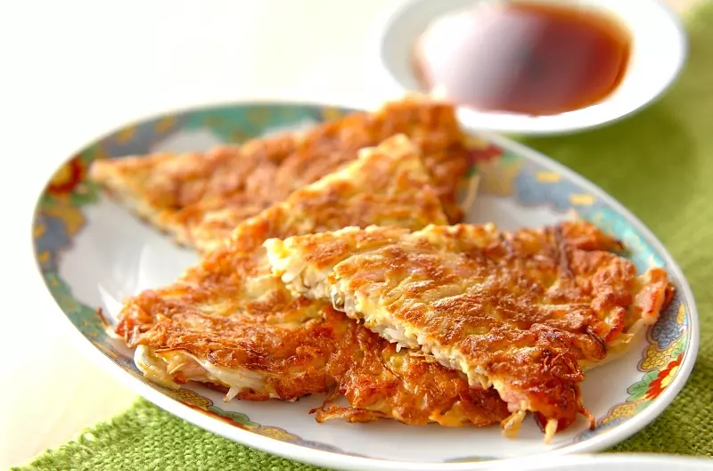 モヤシのチヂミ風焼き 副菜 レシピ 作り方 E レシピ 料理のプロが作る簡単レシピ