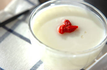 シンプル杏仁豆腐