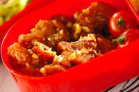 冷凍食品アレンジ！　鶏唐の甘酢浸し