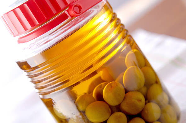 瓶に入った梅酒