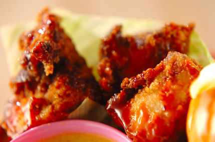 唐揚げのスイートチリソース