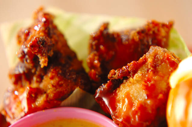 唐揚げのスイートチリソース