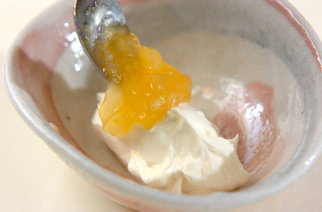 マスカルポーネのデザートの作り方の手順1