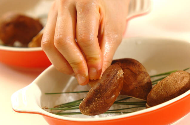 シイタケのオーブン蒸し焼きの作り方の手順5