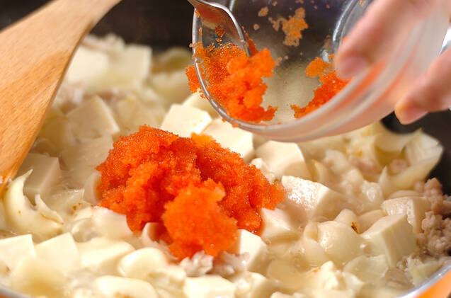 明太豆腐丼の作り方の手順10