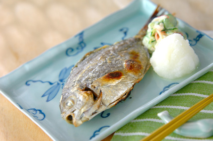 ウオゼの塩焼き