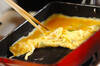 ホウレン草入り卵焼きの作り方の手順3