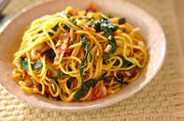 ガーリックラー油焼きそば