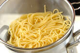 冷凍ナメコのおろしパスタの作り方4