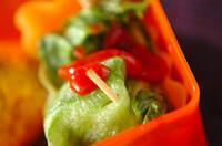 シューマイのロールレタス