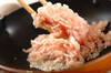 鶏そぼろ入りいなり寿司の作り方の手順2