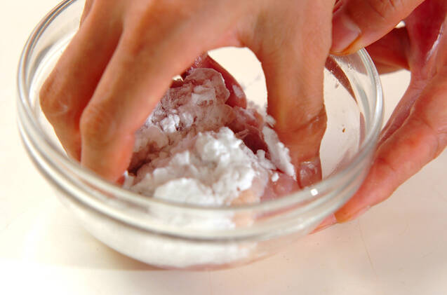 鶏肉の塩唐揚げの作り方の手順2