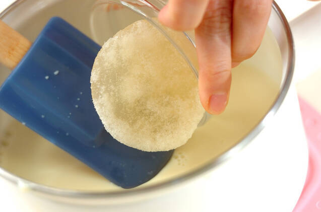 豆乳杏仁の作り方の手順2