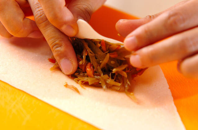 きんぴら春巻きの作り方の手順1