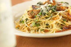 小松菜のスパゲティーニ