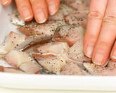 小松菜のスパゲティーニの作り方1