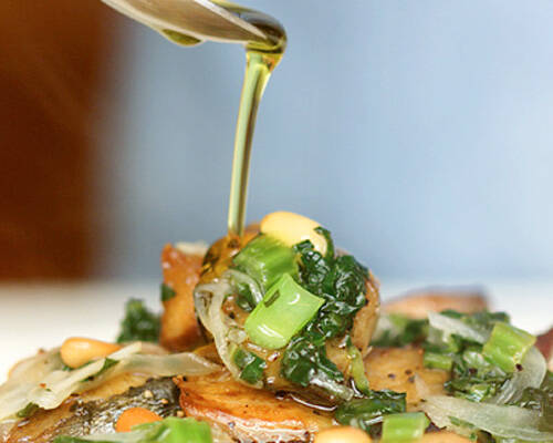 小松菜のスパゲティーニの作り方の手順7