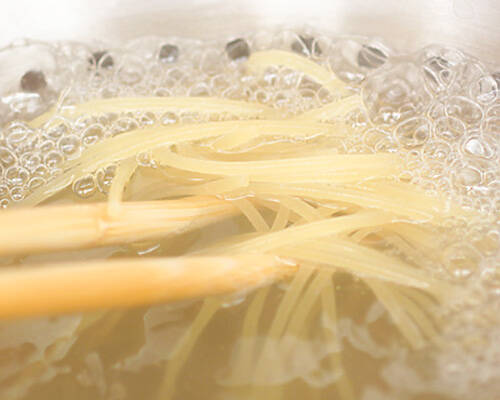 小松菜のスパゲティーニの作り方の手順5