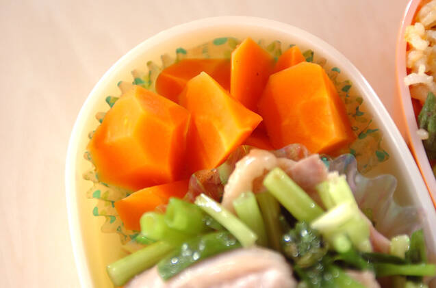 ニンジンのローリエ風味