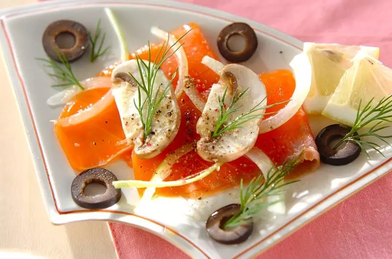 サーモンのカルパッチョ 副菜 レシピ 作り方 E レシピ 料理のプロが作る簡単レシピ サーモンのカルパッチョ 副菜 レシピ 作り方 E レシピ 料理のプロが作る簡単レシピ