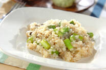 アスパラのリゾット