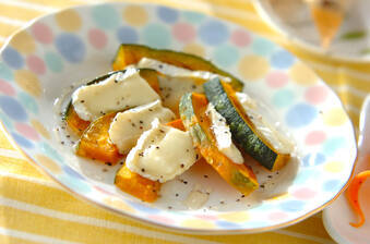 カボチャのハニーチーズ