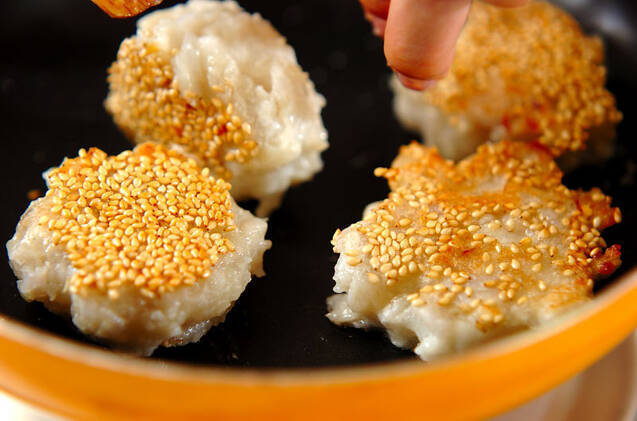 もちもち里芋団子の作り方の手順4