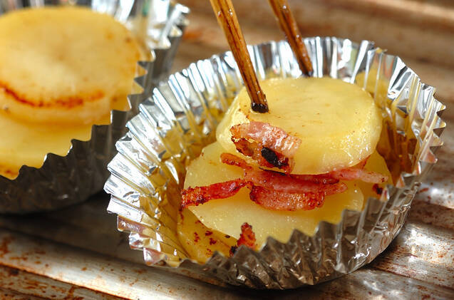 ポテトとベーコンのチーズ焼きの作り方の手順3