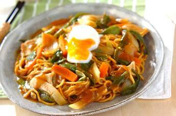 カレー焼きそば