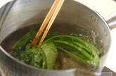 小松菜のお浸しの作り方1