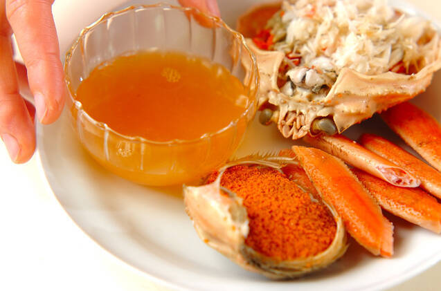 ゆでカニのオレンジソース添えの作り方の手順6