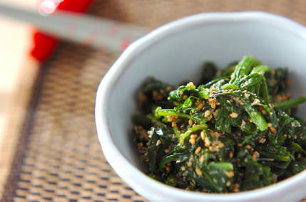 ホウレン草のナムル