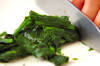 ホウレン草のナムルの作り方の手順1