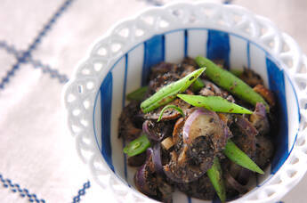 ナスのゴマ汚し